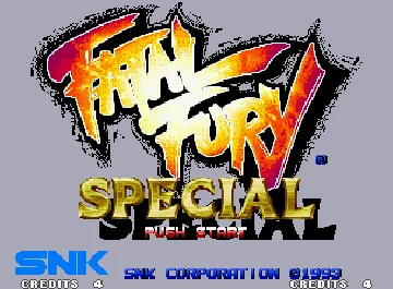 Fatal Fury Special / Garou Densetsu Special (set 1) screen shot title